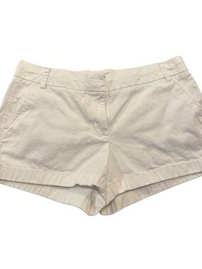 J. Crew White Chino Shorts